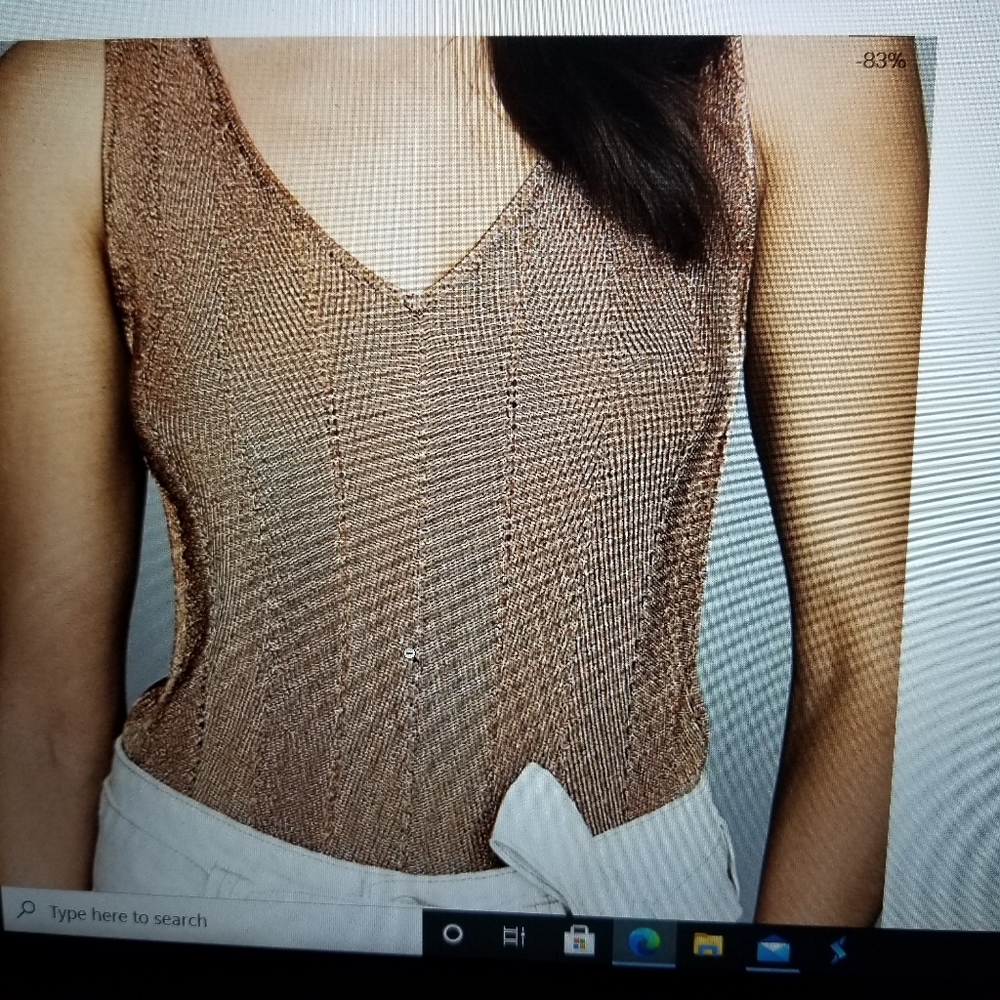 Women's Mettalic Vest